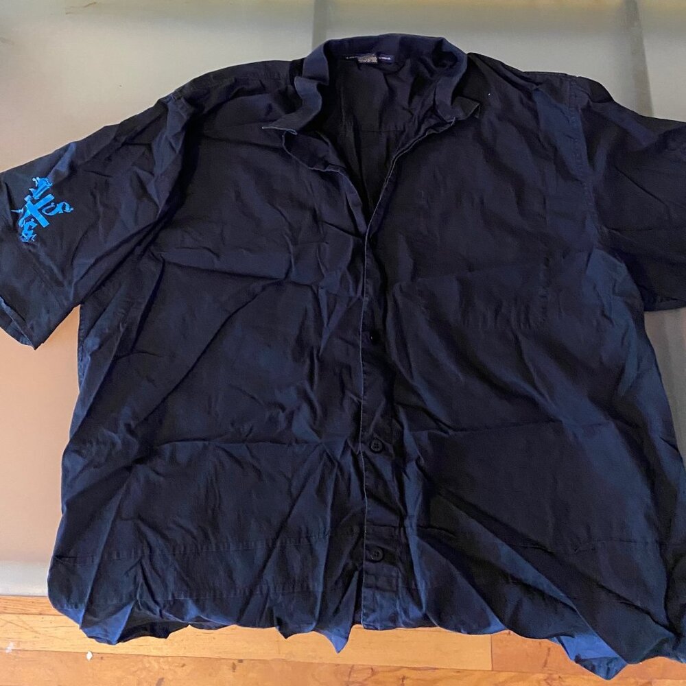 100% COTTON BUTTON DOWN SHORT SLEEVE SHIRT